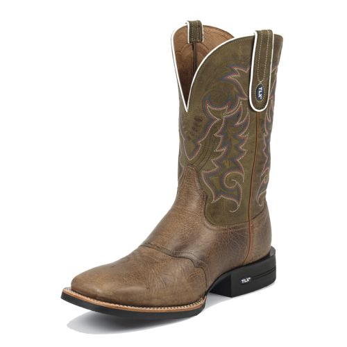 Men's Plain Leather Western Cowboy Boots