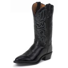 TONY LAMA 7926 MEN'S BLACK EL PASO MEDIUM ROUND TOE COWBOY BOOTS