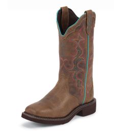 womens justin boots wide width