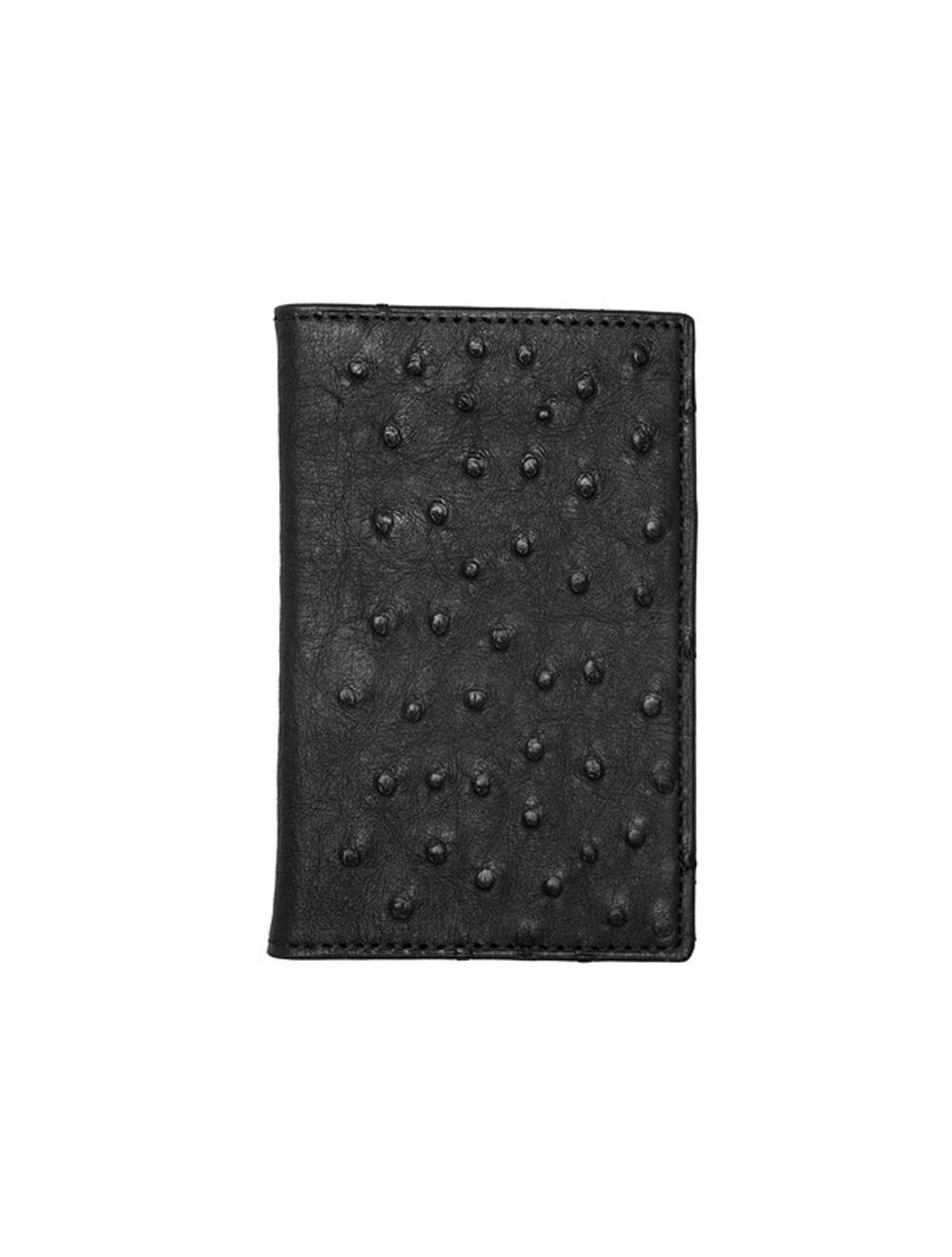 ostrich leather wallet