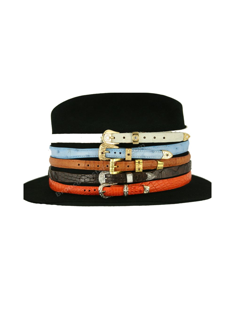 HAT BANDS MADE OF EXOTIC SKINS