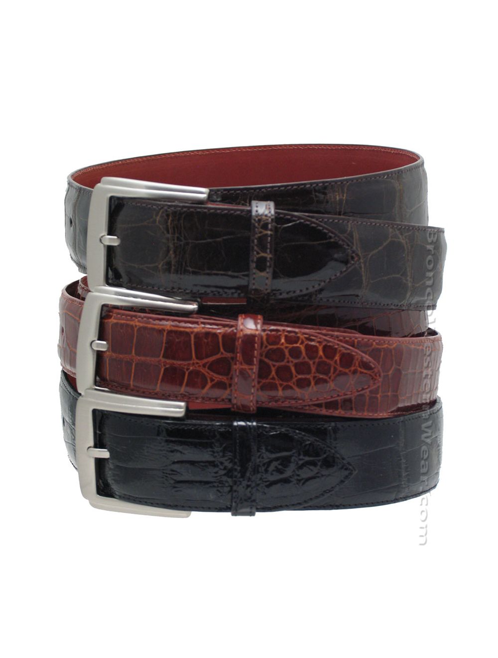 Glazed Alligator Handmade Belts