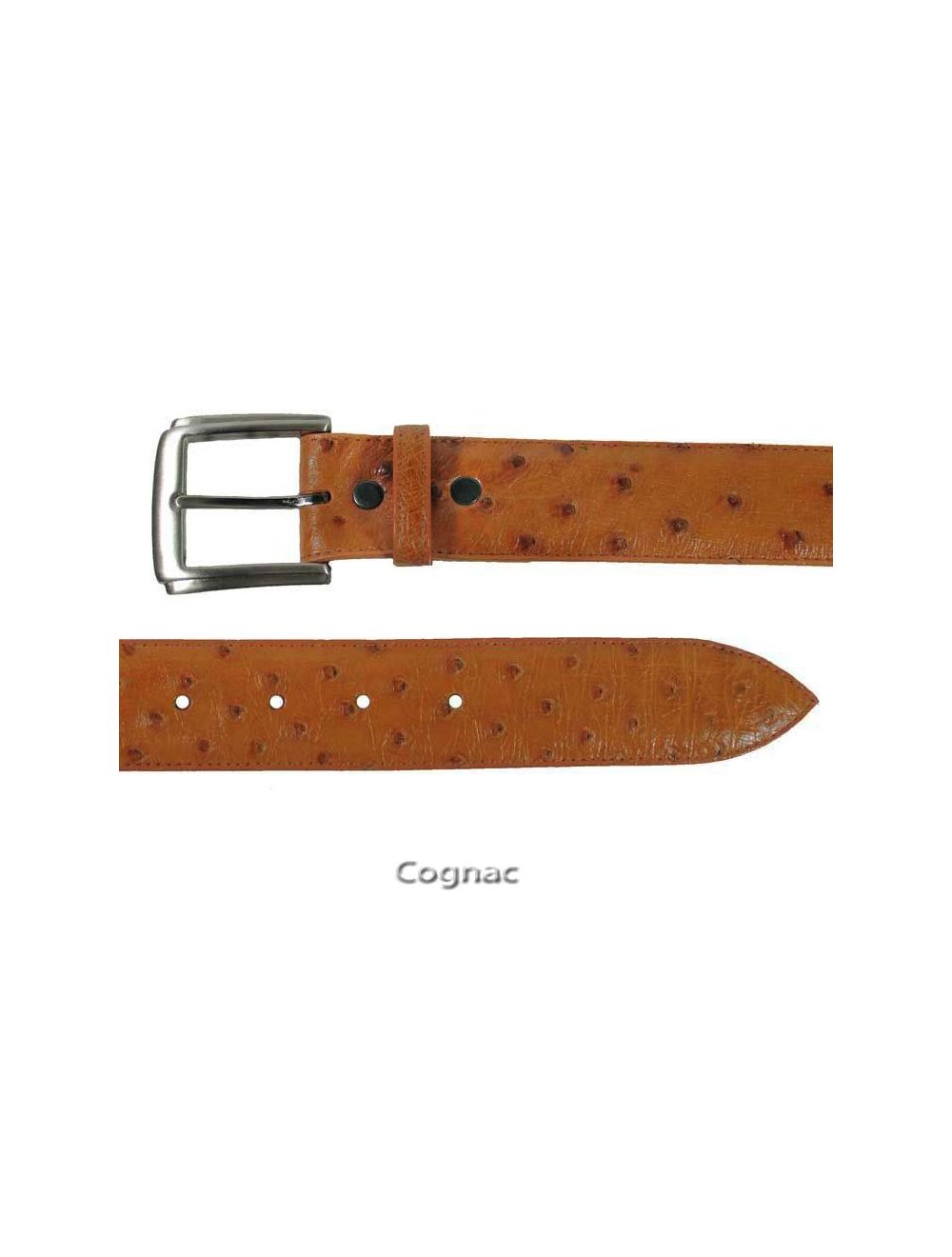 Ostrich custom deals belt