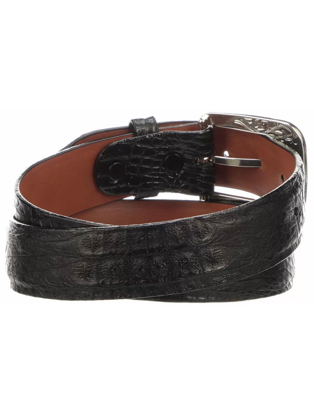 Lucchese W9321 Men's Caiman Crocodile Western Belt