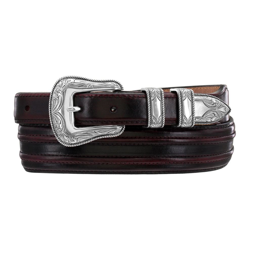 Chacon 1.5 Full-Quill Ostrich Straight Western Belt Strap