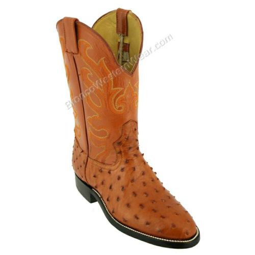 orange cowboy boots womens