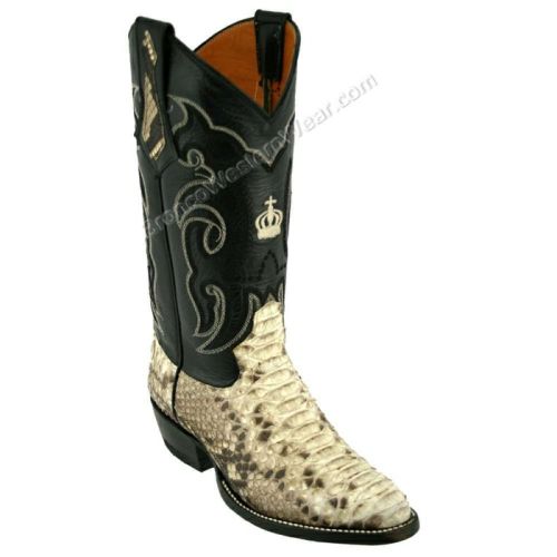 Snake \u0026 Python Skin Western Cowboy Boots